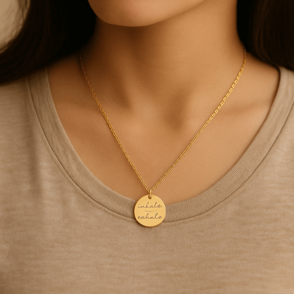 Necklace - Inhale Exhale