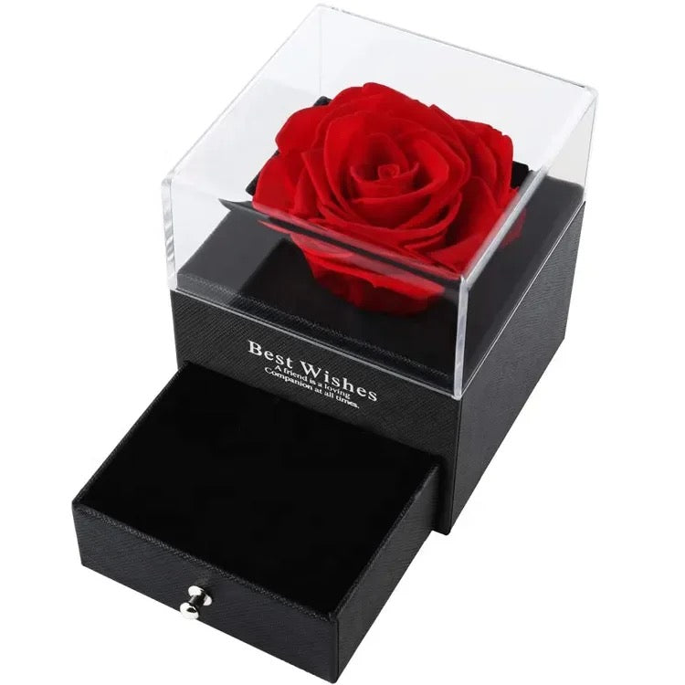 Preserved Rose Necklace
