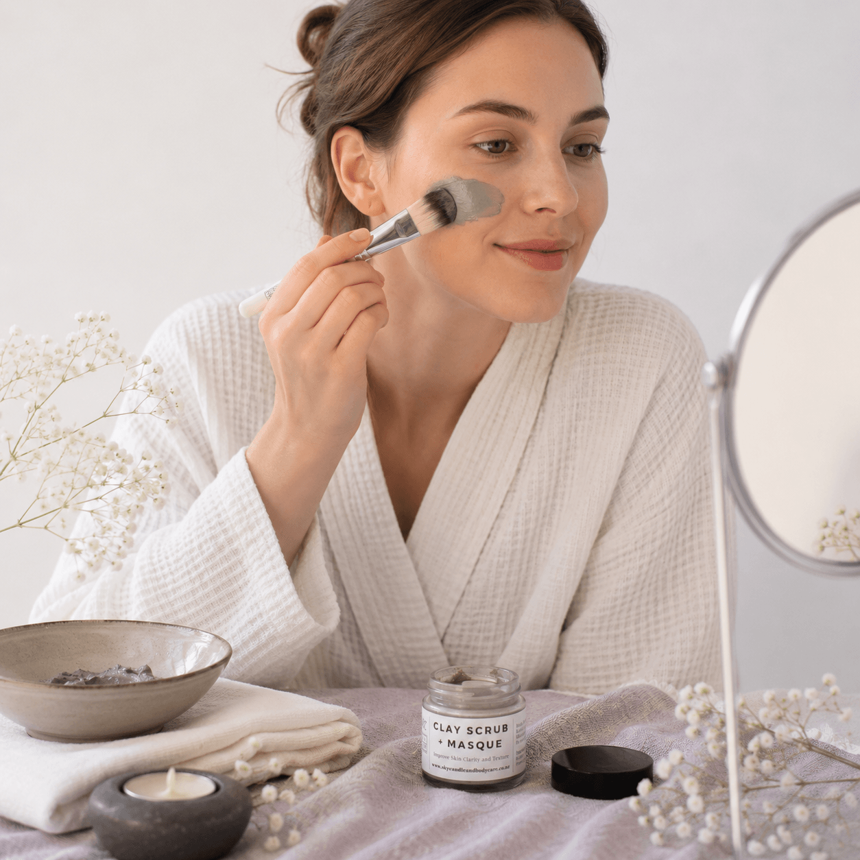 face mask brush