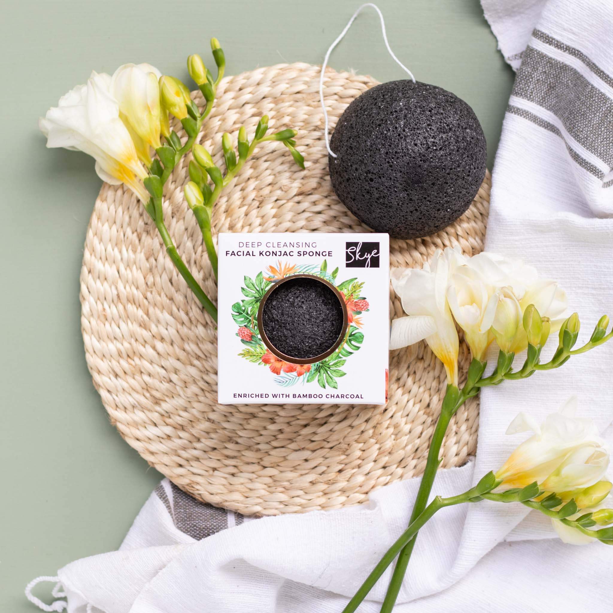 konjac sponge charcoal nz
