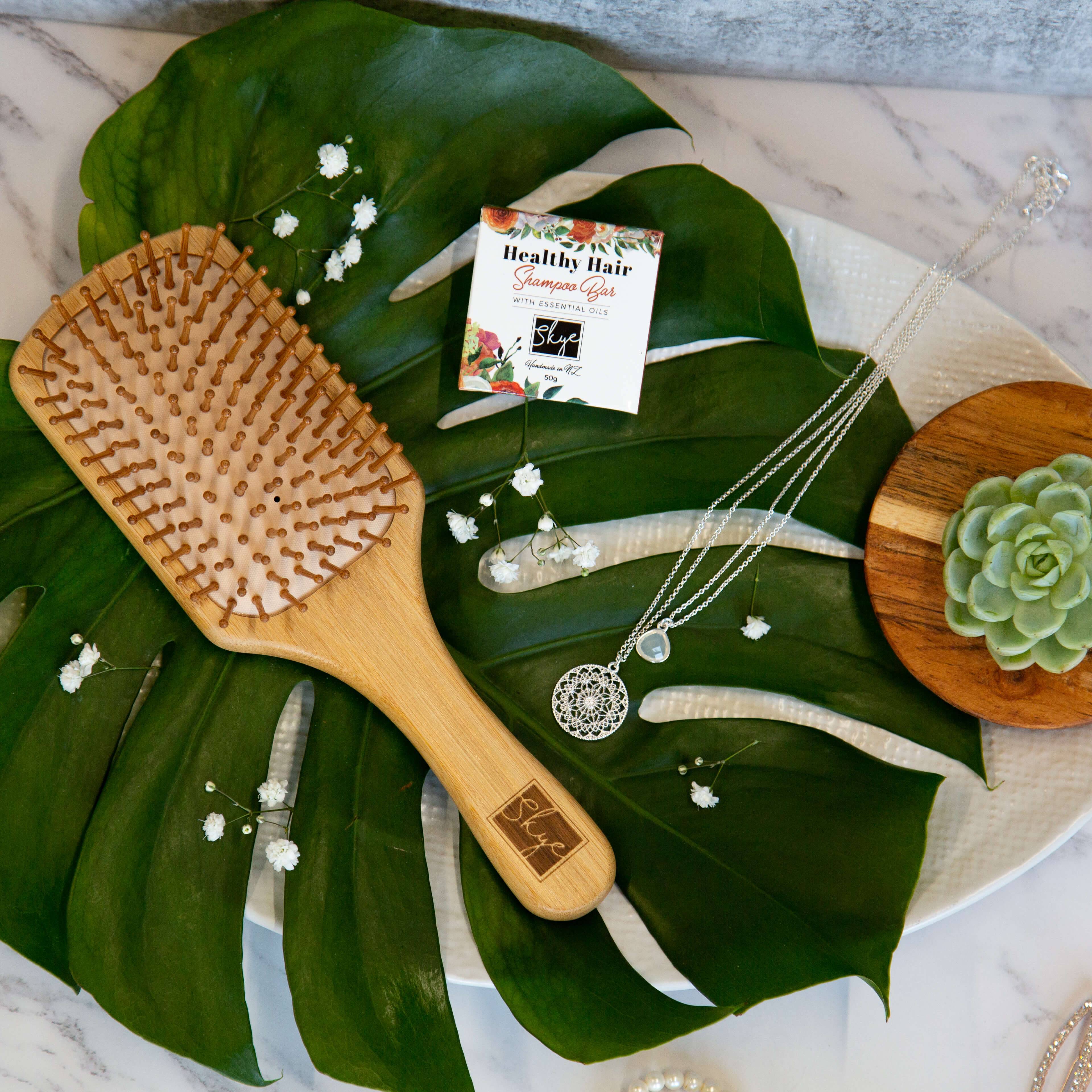 wooden hair brush nz