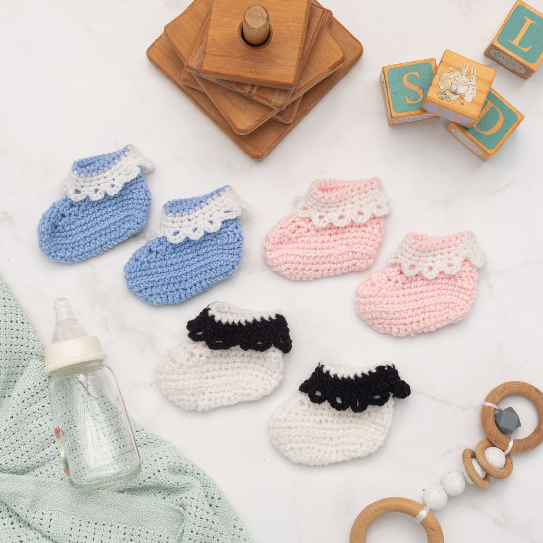 wool booties