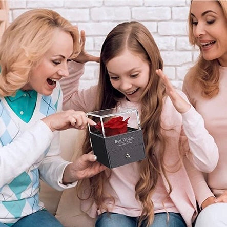 Preserved Rose Necklace