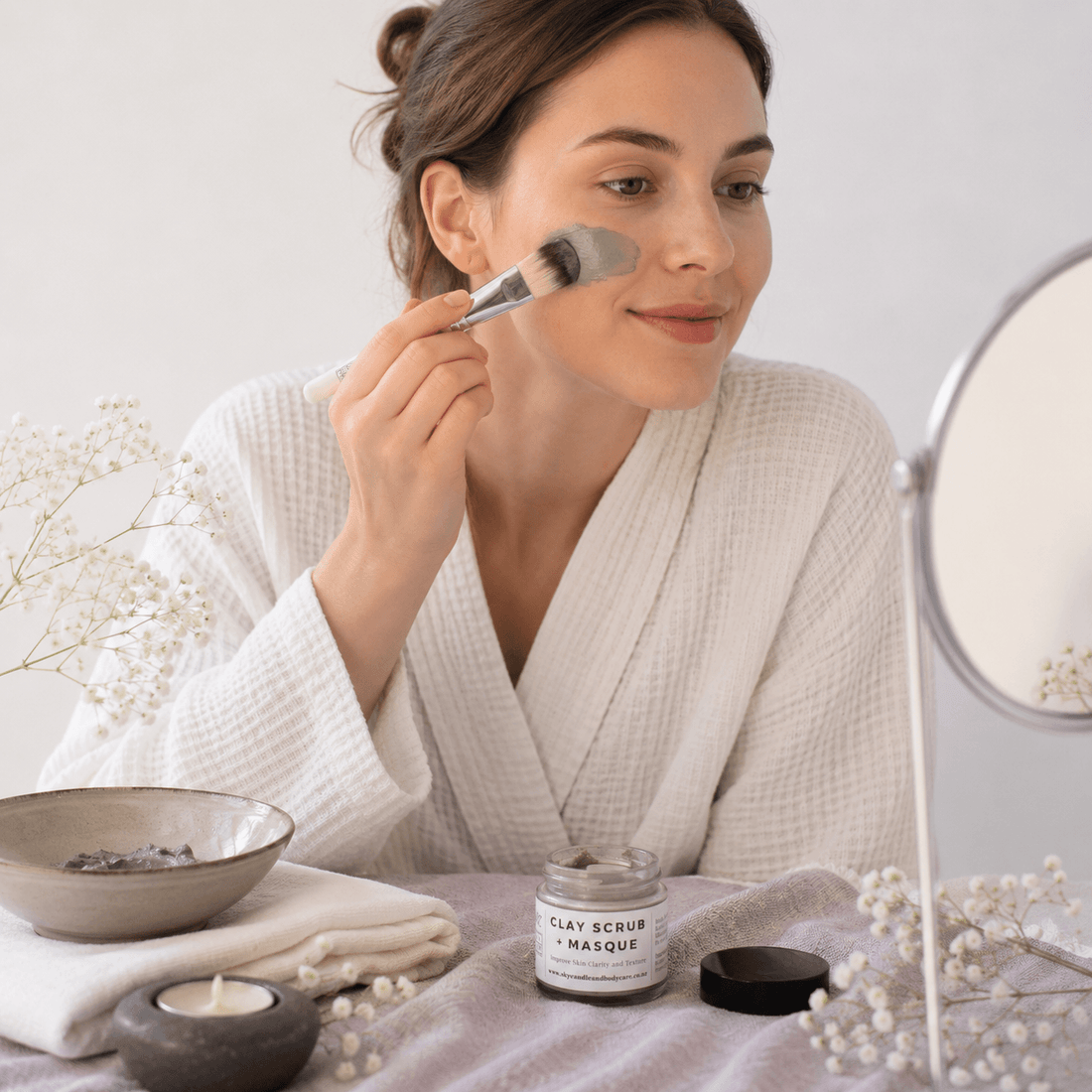 face mask brush