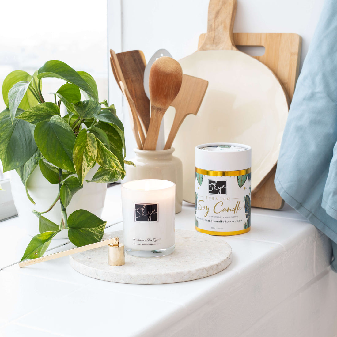 linen candle