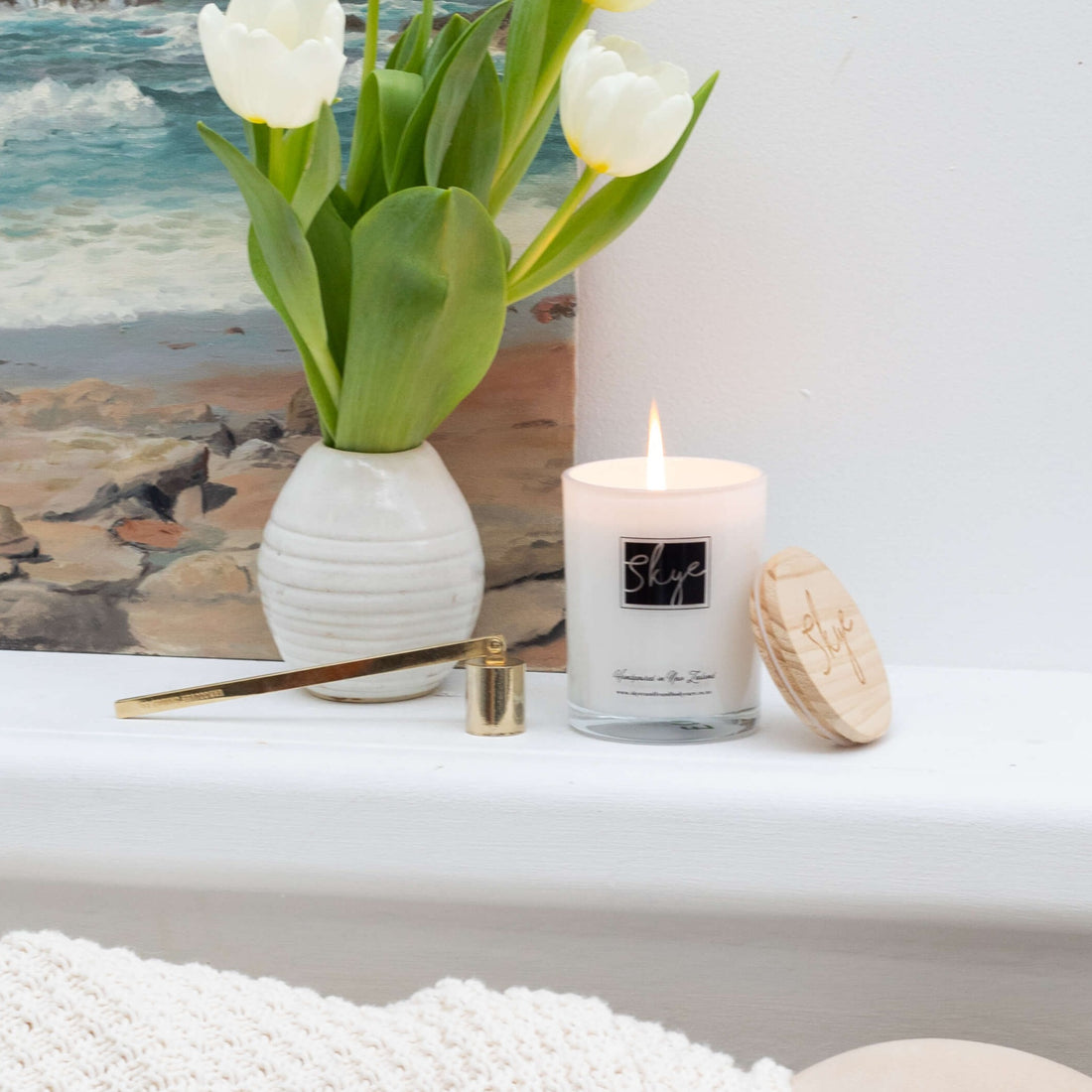 blood orange candle