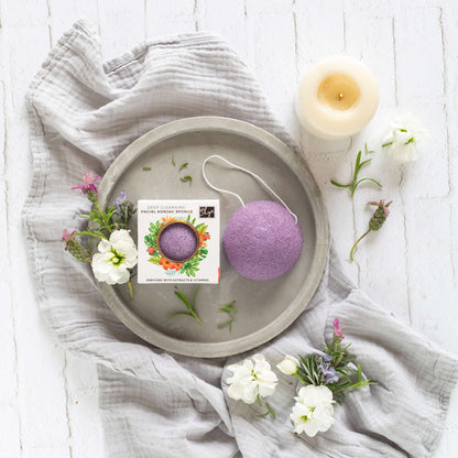 lavender konjac sponge